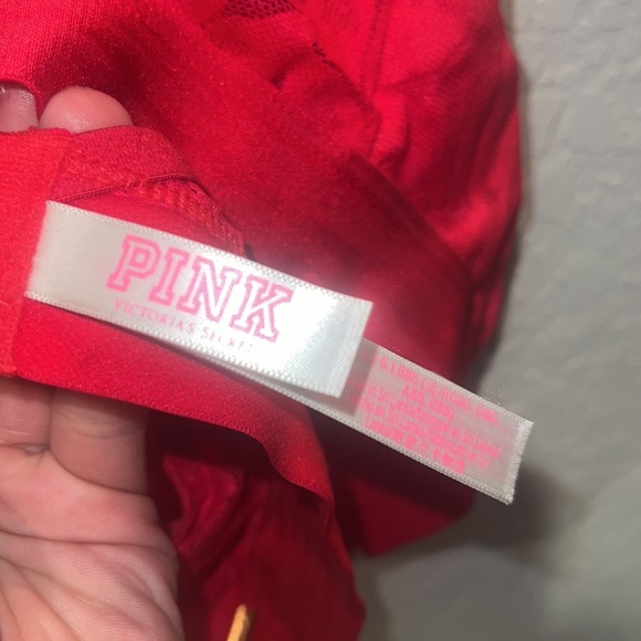 VS Pink Lace Bralette - Picture 3 of 3